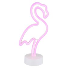 GLOBO Flamingo 14,5x10x33cm flamingó alakú fehér matt asztali LED dekor lámpa világítás