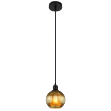 GLOBO Függeszték ZUMBA Feket Zöld 1xE27 25W világítás