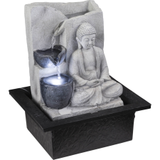 GLOBO Globo Albert 93019 asztali szökőkút, Buddha, 0,125W LED világítás