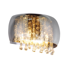 GLOBO Globo KALLA 15809W üveg-kristály falilámpa, 2x40W G9 világítás
