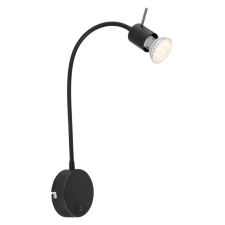 GLOBO Globo MILLY 57310B falilámpa flexibilis szárral, kapcsolóval, 1x35W GU10 világítás