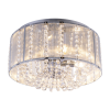 GLOBO Globo WALLA 15091D mennyezeti lámpa, K5 kristály gyöngyökkel, 4x40W E14