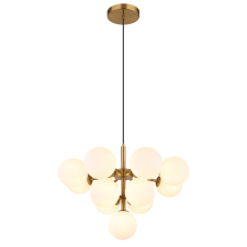 GLOBO Grappy arany-opál függesztett lámpa (GLO-56143-13G) G9 13 izzós IP20 világítás