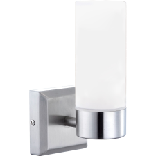 GLOBO Space nikkel-opál fürdőszobai fali lámpa (GLO-7815) E14 1 izzós IP44 világítás