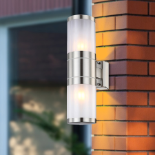GLOBO Xeloo kültéri lámpa rozsdamentes acél kültéri világítás