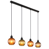 GLOBO ZUMBA 15638-4 függeszték, 4x25W E27