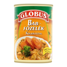  Globus babfőzelék kolbásszal 400g konzerv