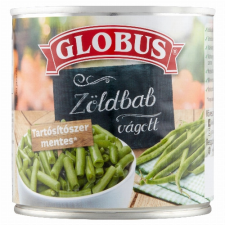 Globus Konzervipari ZRt Globus vágott zöldbab 400 g konzerv