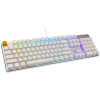 Glorious GMMK Full Size White Ice Edition Vezetékes Gaming Billentyűzet - Gateron-Brown Switch - Angol (US) (GLO-GMMK-FS-BRN-W)