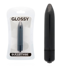 GLOSSY GLOSSY - VÉKONY VIBRÁLÓ FEKETE VIBRÁTOR vibrátorok