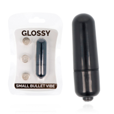 GLOSSY - KIS GOLYÓS HANGULAT FEKETE vibrátorok