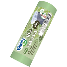 GLOSSY komposztálható szemeteszsák 60 literes 10 db/roll tisztító- és takarítószer, higiénia