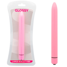  GLOSSY - VÉKONY VIBRÁTOR RÓZSASZÍN VIBRÁTOR vibrátorok