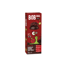 - Gluténmentes bob snail gyümölcssnack étcsokoládéban alma-meggy 30g reform élelmiszer