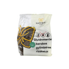  Gluténmentes natural rizskeksz karobos- gyömbéres 150g reform élelmiszer