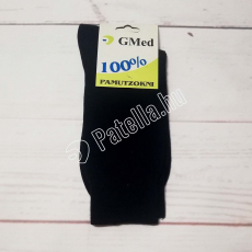 GMED 100% pamut zokni sötétkék 39-40