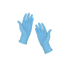 GMT Gumikesztyű nitril púdermentes XL 100 db/doboz, GMT Super Gloves kék tisztító- és takarítószer, higiénia