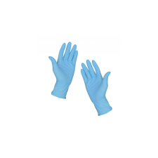 GMT Gumikesztyű nitril púdermentes XS 100 db/doboz GMT Super Gloves kék védőkesztyű