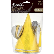 Godan 12 darabos Partikiegészítő szett - Arany/Ezüst (513669) party kellék