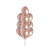 Godan Beauty & Charm: Rózsaszín arany színű lufi - 10 db, 30 cm