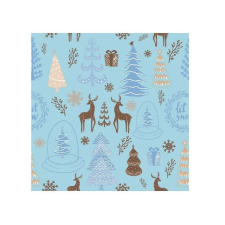 Godan Karácsony szalvéta 20db-os 33x33cm blue papírárú, csomagoló és tárolóeszköz