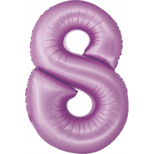 Godan Matt Szám Fólia Lufi - 8-as, 76 cm, Levendula (CH-SLW8) party kellék