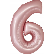 Godan Smart matt pink fólia lufi 6-os (CH-SJR6) party kellék