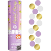Godan Színes Gold-Lilac-White konfetti kilövő 15 cm (5902973176353)