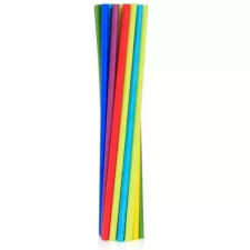 Godan Színes papírszívószál, 20 cm - 24 db-os party kellék