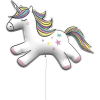 Godan Unikornis Rainbow Colors Fólia Lufi 96 cm (5201184924440)