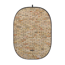 Godox Sárga Téglafal Mintás Fotó-Stúdió Háttér -150x200 cm Összecsukható háttérkarton