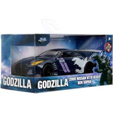  Godzilla 2009 Nissan GTR R35 kék modellautó 1:32 makett