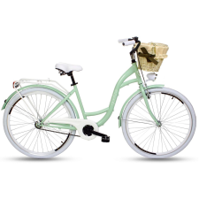 GOETZE ® Colorus Női kerékpár 1 fokozat 28″, 160-185 cm magassag, Zöld city kerékpár