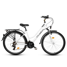 GOETZE Gemini Női kerékpár 28'' kerék, Fehér -  17 coll - 150-167 cm magasság city kerékpár