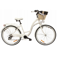 GOETZE ® Mood Női kerékpár 6 fokozat 26″ kerék 17” váz 155-180 cm magassag, Fehér city kerékpár