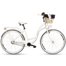GOETZE ® Style Alumínium Női kerékpár 3 fokozat 160-185 cm magassag, Fehér city kerékpár