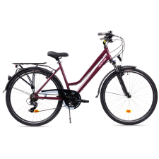 GOETZE Tour Női kerékpár Alumínium 28" Piros 17 coll - 150-167 cm magasság city kerékpár