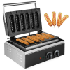  Gofrisütő, corn dog sütő, waffel sütő gép  130 x 30 mm  50-300 °C 0-5 perc