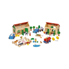 Goki Farm készlet fából 71 részes ,19.0x16.0x30.0 cm-es - Goki kreatív és készségfejlesztő