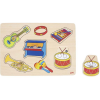 Goki Fogantyús Kirakó - Hangszerek - 1 Éves Kortól, Fa, Többszínű (GOKI-57520)