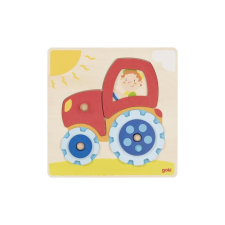 Goki fogantyús kirakó - traktor puzzle, kirakós