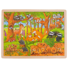 Goki Gyerek Puzzle 48db - Erdei állatok puzzle, kirakós