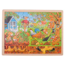 Goki Kerti élet fa puzzle kerettel puzzle, kirakós