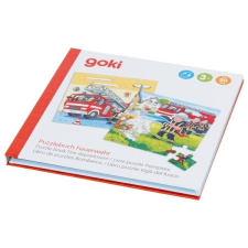 Goki Mágneses puzzle könyv, tűzoltóság puzzle, kirakós