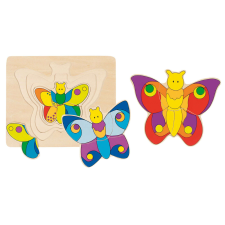 Goki Pillangós fa 3 réteges formapuzzle puzzle, kirakós