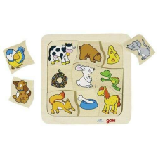 Goki Puzzle ki mit eszik? kreatív és készségfejlesztő