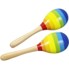 Goki Rumbatök pár Szivárvány csíkos (61922)