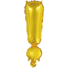 Gold, Arany ! betű fólia lufi, 43 cm party kellék