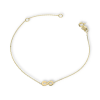 Gold bracelets AU85217 - 14 karátos arany karlánc infinity medállal Hossz: 16 + 3 cm