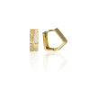 Gold earrings for ladies AU54802 - 14 karátos arany női fülbevaló Francia patentzárral